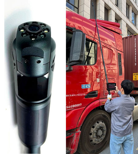 TVS-500-PT Extendable pole with Camera head