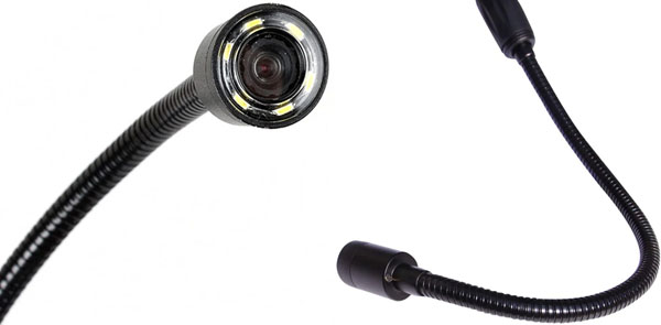 TVS-360WP Camera head and flexible connector